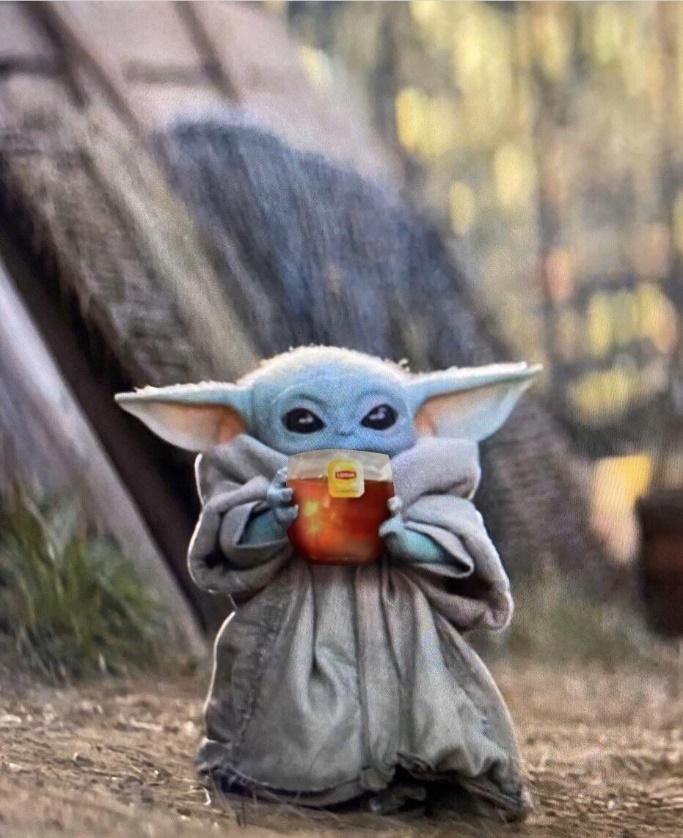 Baby Yoda herbata mem