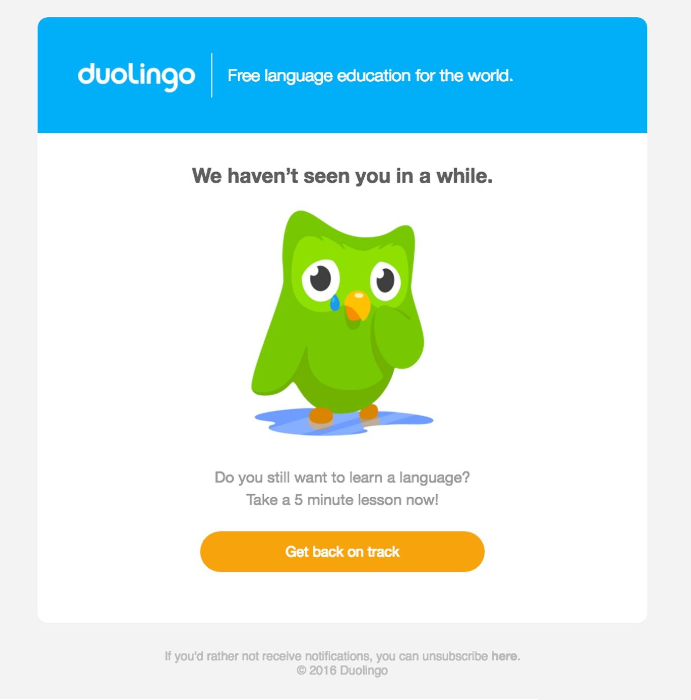 Kampania DuoLingo