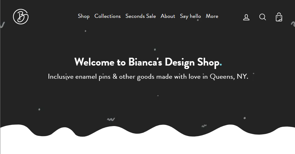 La boutique de design de Bianca