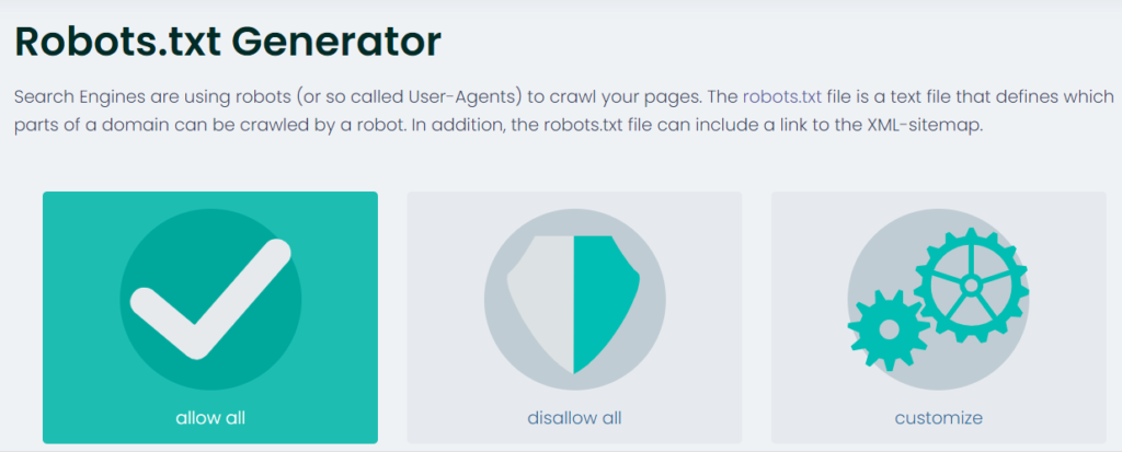 Robots.txt 生成器