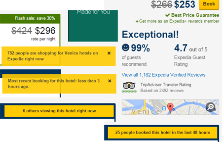 Expedia 彈出窗口