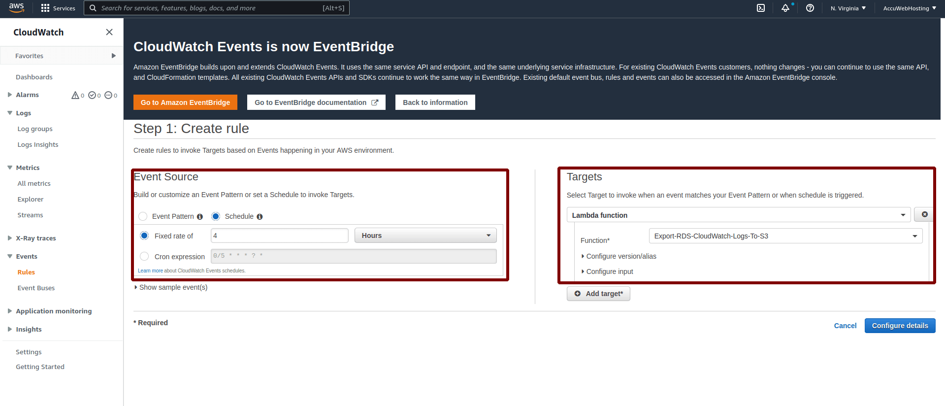 Cron to Execute Lambda Function