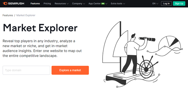 Semrush Market Explorer 