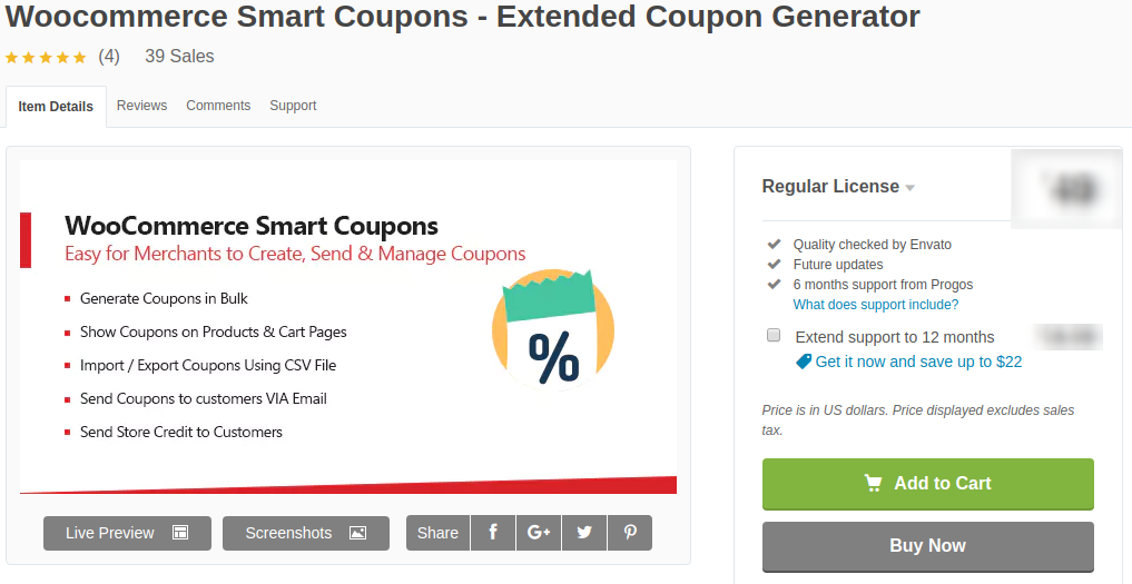 4 WooCommerce Smart Coupon Generator Plugin