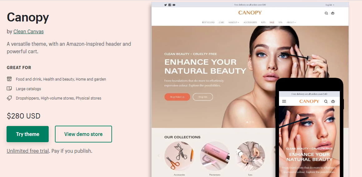 Tema dropship Shopify