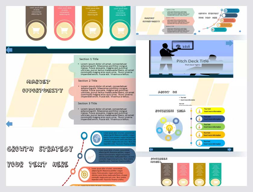 Professionelle Business-Präsentation Powerpoint-Vorlage