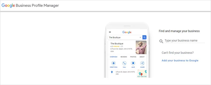 Inicie sesión en su cuenta de perfil comercial de Google