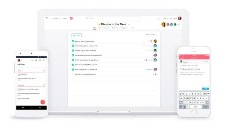 asana project management and productivity tool