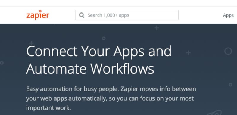 outil de productivité zapier