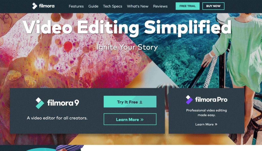 filmora video editing and marketing tool