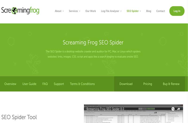 screaming frog an seo tool