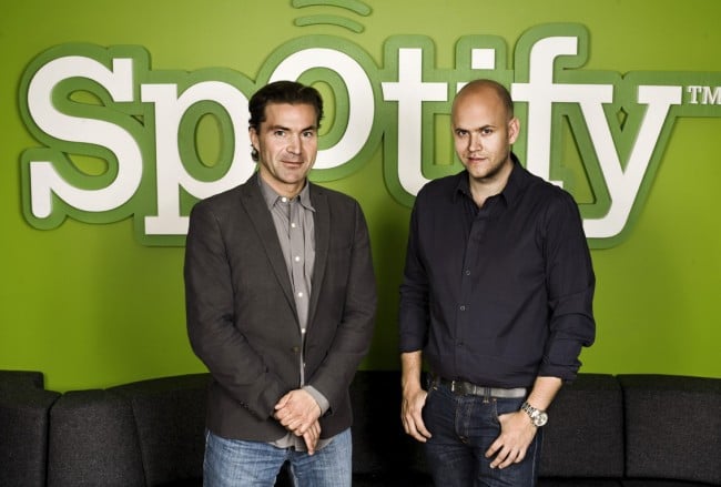 co-fondateurs de spotify