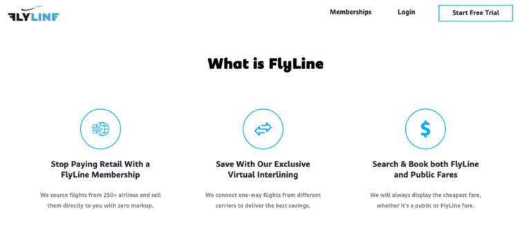 Modelo de negocio de suscripción de Flyline para aerolíneas