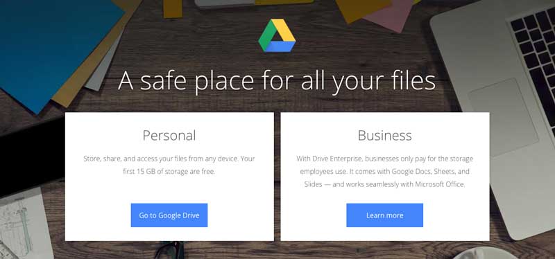 modèle commercial freemium de google drive