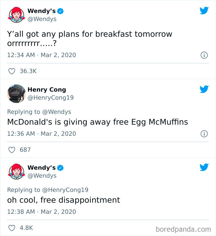 Odpowiedź klienta marki_Wendys