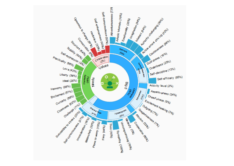 ibm psikometri çarkı