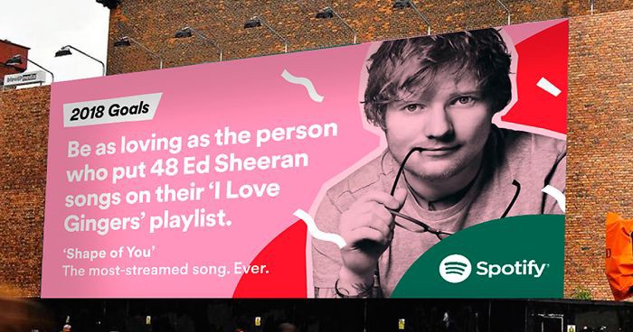 Campagne d'affichage Spotify - ปานกลาง