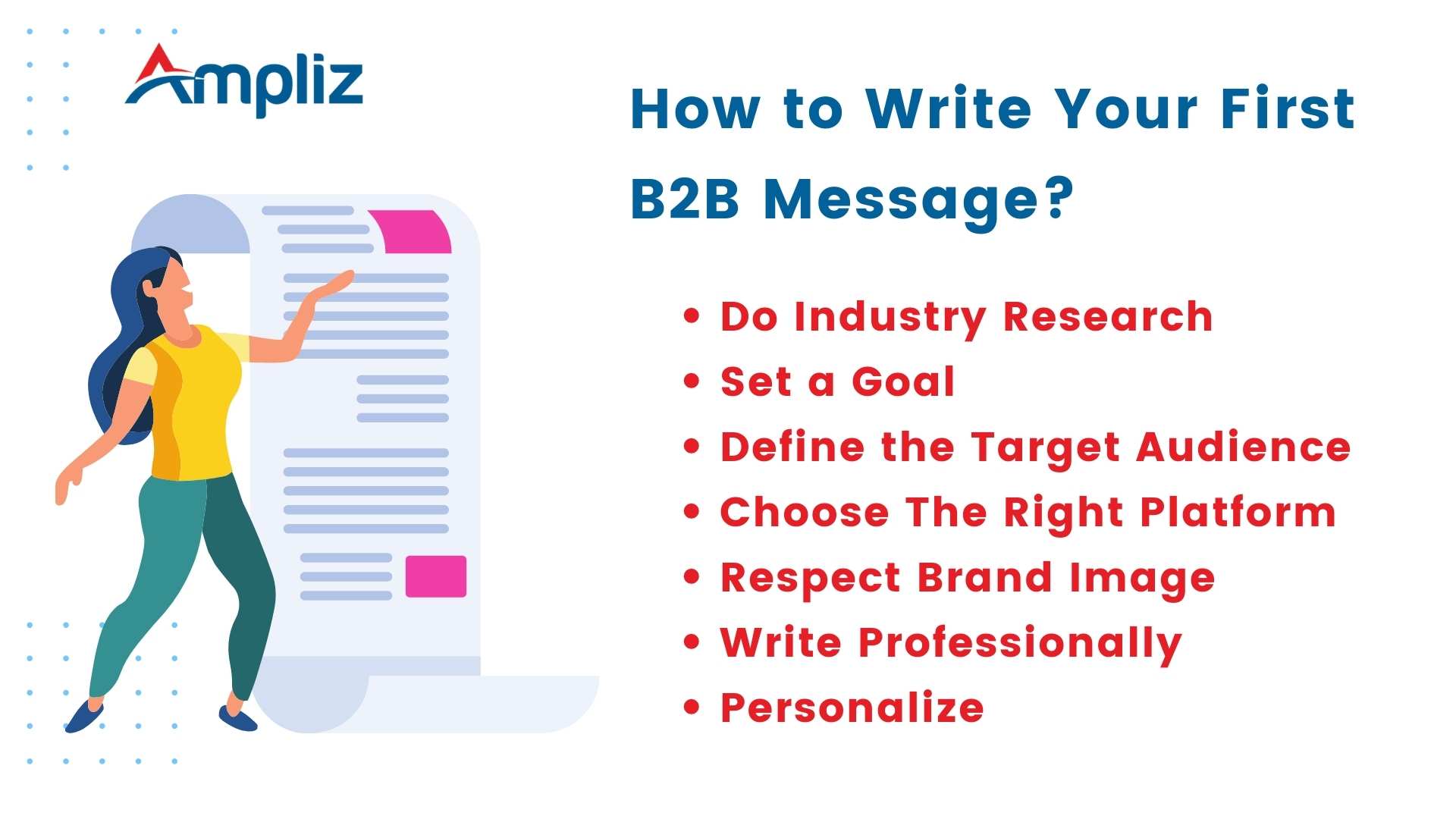 How to Write Your First B2B Message