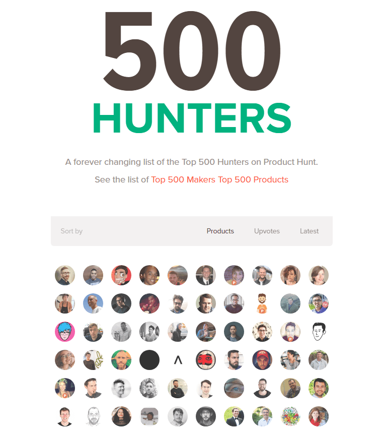 500 Hunters'da avcı bulun