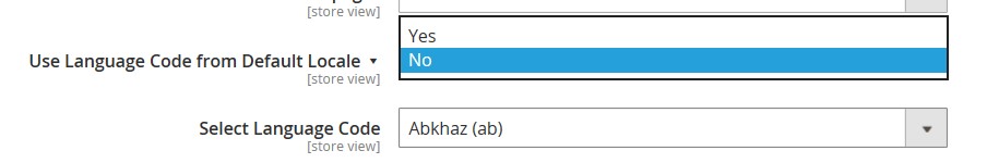 Paramètres de langue pour les URL alternatives