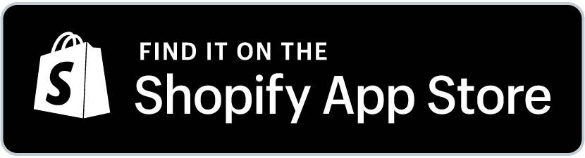 Badge publicitaire de l'App Store Shopify