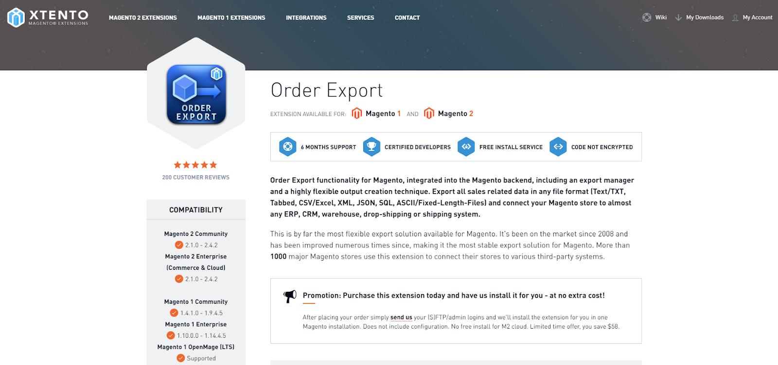 mejores extensiones magento - Xtento Order Export