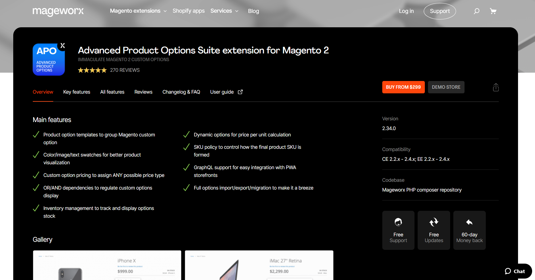 mejores extensiones de magento - Mageworx Advanced Product Options