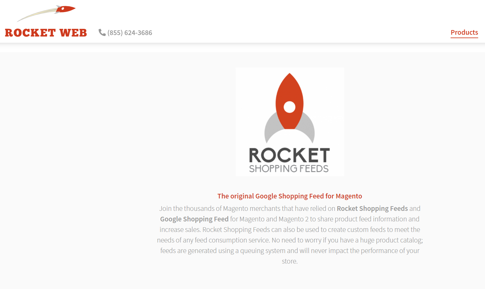 complementos de magento - Google Shopping Feed de Rocket Web