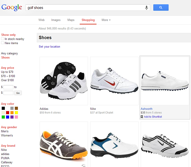 Best Comparison Shopping Engine Google Shopping Shoes