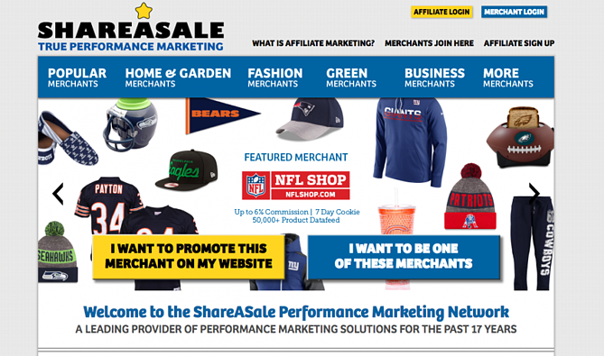 Shopping Channel Affiliate Network Share-a-Sale