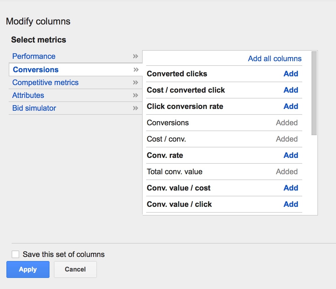 SKU Level Bidding in Google Shopping