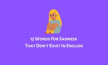 15+ 英语中不存在的悲伤词