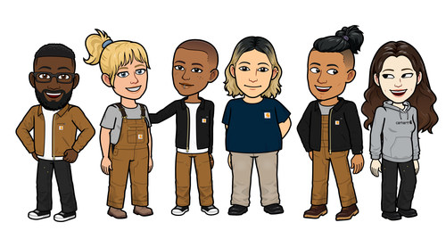 Collection Snapchat Carhartt Bitmoji