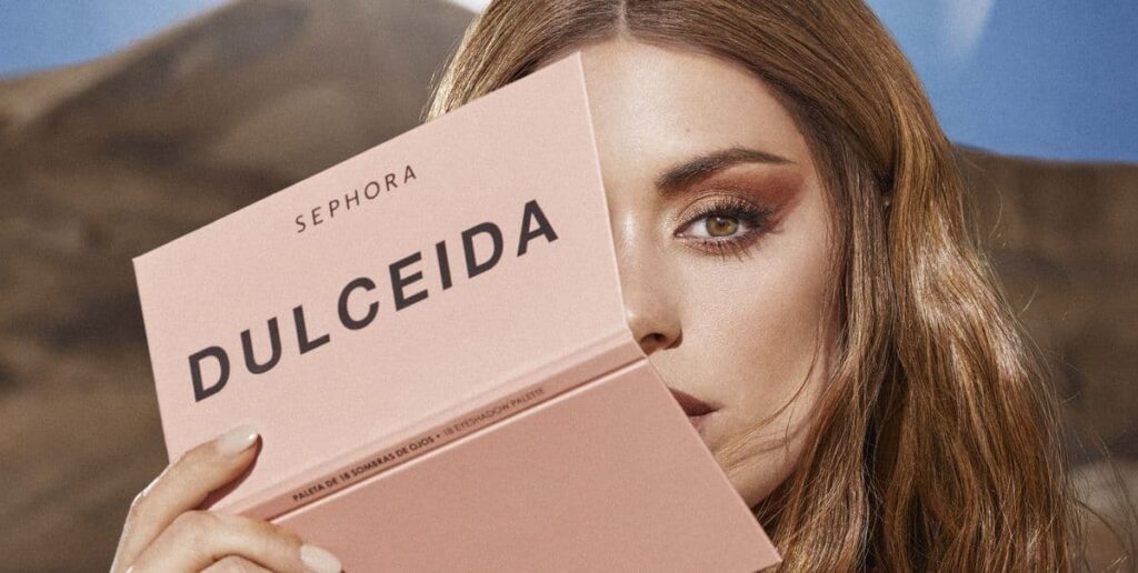 Dulceida este un influencer, Sephora folosește efectul de autoritate de neuromarketing