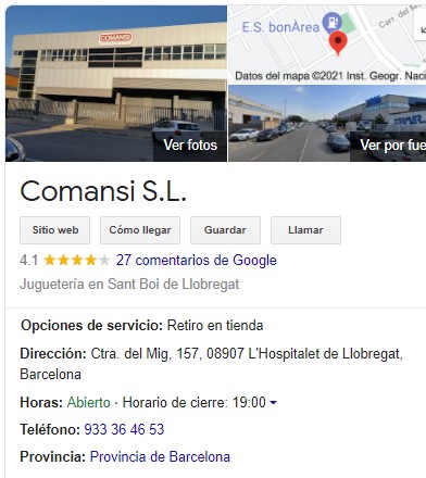 fila google afacerea mea de comansi