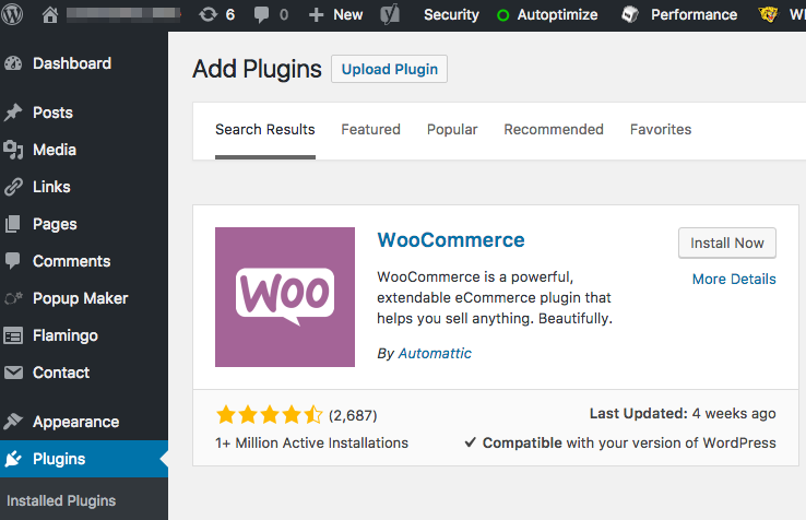 WooCommerce vs Shopify WooCommerce-Plugin