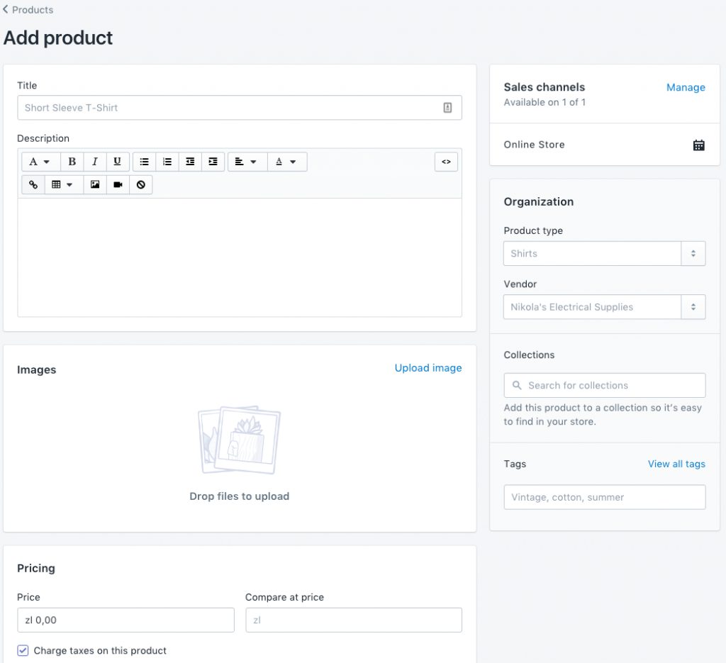 woocommerce vs shopify woocommerce Produkt hinzufügen