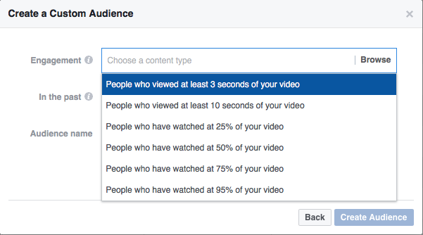 Facebook Live-Tipps Retargeting