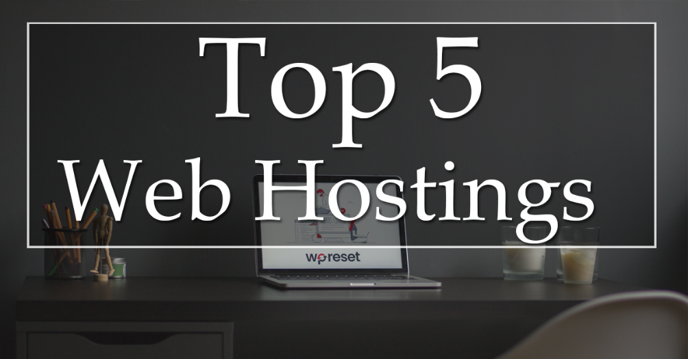 top 5 web hosting providers