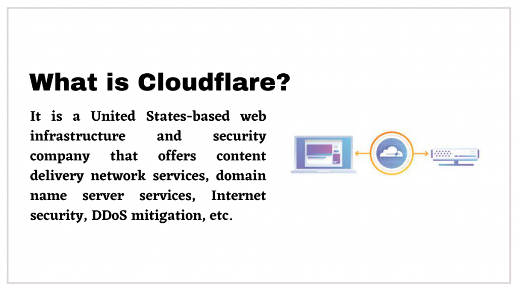 What is Cloudflare?