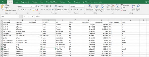 intégration basée sur un fichier csv