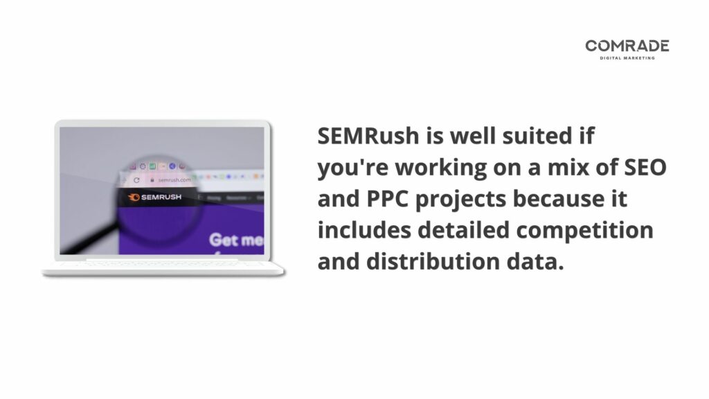 SEMRush per progetti SEO e PPC