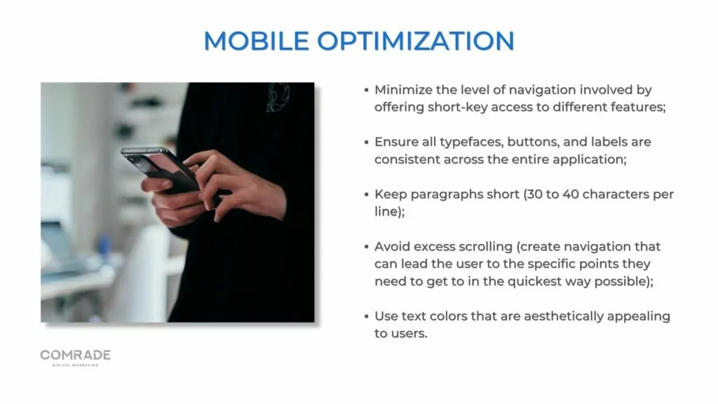 comment optimiser la version mobile de votre site web