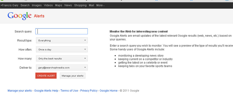 Google Alerts