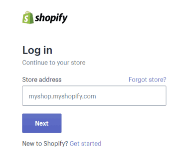 Shopify اسم المتجر