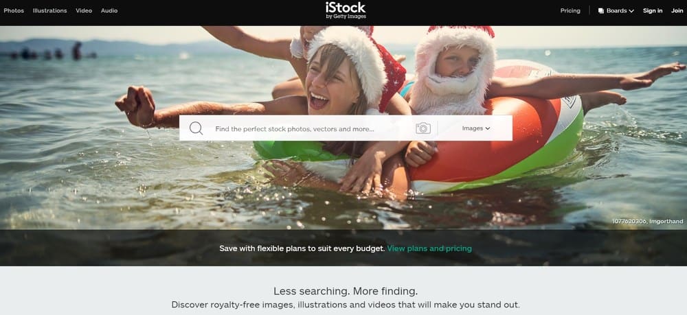 iStock ana sayfası