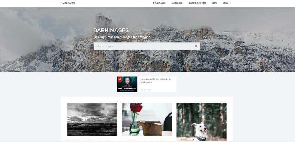 Barnimages ana sayfası