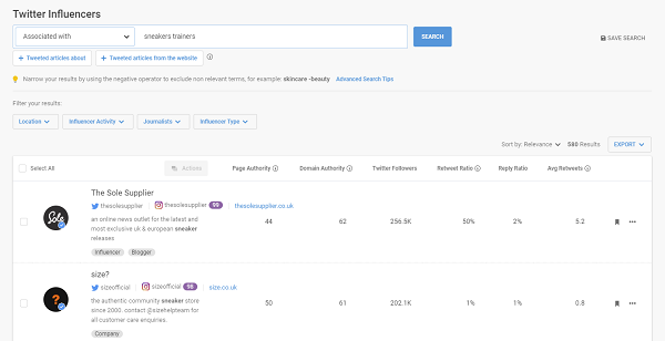 BuzzSumo-Beispiel