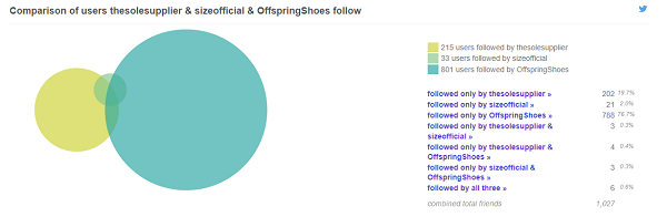 Esempio di followerwonk