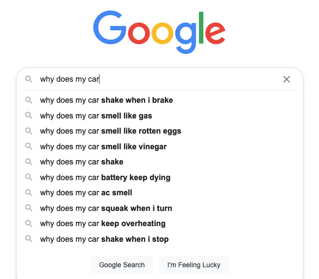 google autosuggest untuk menemukan kata kunci pertanyaan